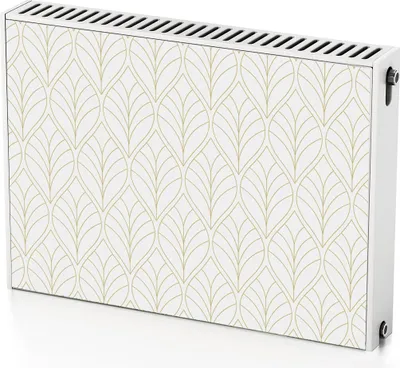 Produktbild von Linien – Magnetische Heizkörperabdeckung – 80x60 cm – Magnet Heizkörperabdeckung – 3D Würfel – Heizkörperverkleidung – Magnetische Wandverkleidung – Wetterfest