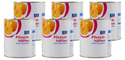 Produktbild von aro Pfirsichhälften (12 x 820g)