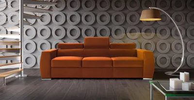 Produktbild von Sofagarnitur Sitzer Bettfunktion Design Polster Modern Textil Stoff Sofas 3+2+1