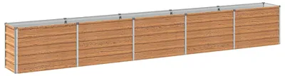 Produktbild von Hochbeet im Garten Holz Braun 400 x 40 x 55 cm