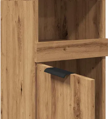 Imagen del producto de Armario de baño madera ingeniería roble artisan 32x34x188,5 cm