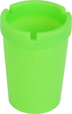 Produktbild von Aschenbecher fluoriszierend neongrün Sturmaschenbecher Windaschenbecher Ascher