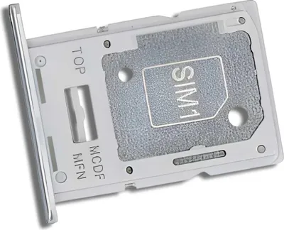 Produktbild von Samsung Galaxy M34 5G – SIM-Kartenhalter – Original Ersatzteil – Silber