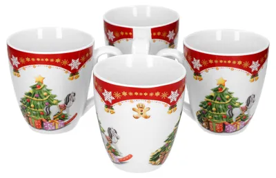 Immagine prodotto di set di 4 tazze da caffè Magia di Natale 53cl Tazza di Natale tazza da caffè tazza di caffè