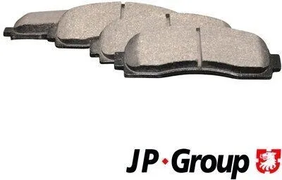 Produktbild von JP GROUP Bremsbeläge Satz Vorne für NISSAN MICRA II (K11) 4063601110