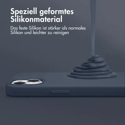 Produktbild von Accezz Liquid Silikoncase mit MagSafe Samsung Galaxy S26 Ultra - Dunkelblau