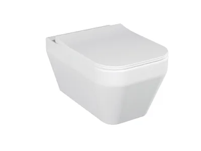 Produktbild von Taharet Dusch Wc Spülrandlos mit Soft Close Wc Designer Wc Eckig 2 in 1 Bidet Wc Taharet