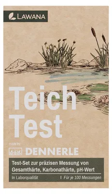 Produktbild von Lawana Teich Test - Test-Set zur präzisen Messung von Gesamthärte, Karbonathärte, pH-Wert