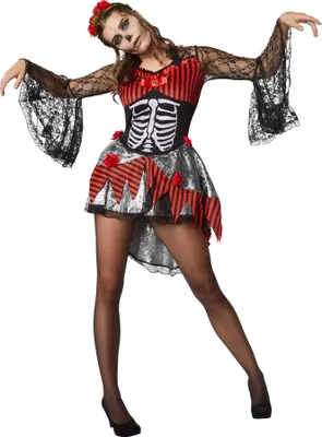 Produktbild von dressforfun® Frauenkostüm Gruselige Tänzerin