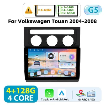 Image de Autoradio multimédia - 2-DIN Android - Écran tactile de 25,4 cm - CarPlay/Android Auto sans fil - 4G LTE - GPS - 1024×600 - Orange