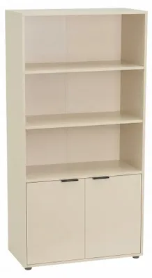 Immagine prodotto di Scaffale Libreria Mobiletto 2 Ante e 3 Ripiani Salvaspazio Casa 59x29x119cm