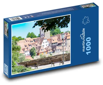 Zdjęcie produktu dla Puzzle 1000 Rothenburg - Niemcy - martinpuzzle