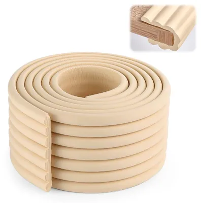 Produktbild von Babyschutz für Ecken, selbstklebende Eckenschutz aus Schaumstoff für Möbel – Beige