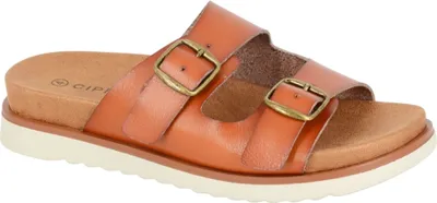Produktbild von Cipriata - Damen Mules "Tiberia" DF2503 (36 EU) (Hellbraun)