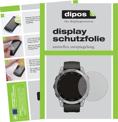 Produktbild von 2x Schutzfolie für Garmin Epix Gen 2 matt Displayschutzfolie Folie Display Schutz dipos
