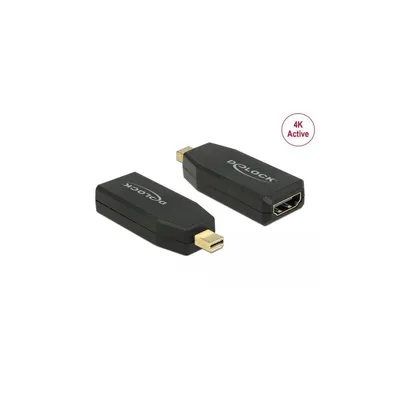 Produktbild von DeLOCK 65581, mini Displayport 1.2, HDMI, Schwarz