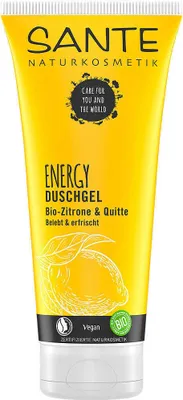 Zdjęcie produktu dla Sante, Żel pod prysznic Organiczna cytryna i pigwa, 200ml (PRODUKT Z NIEMIEC)
