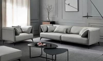Produktbild von Italienische Design Sofa Sofagarnitur 4+1 Sitzer Couch Polster Garnitur Möbel