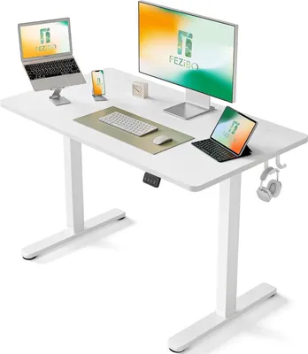 Produktbild von FEZIBO Elektrischer Höhenverstellbarer Stehschreibtisch 100 x 60 cm