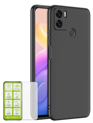 Image de Étui en silicone + coque en verre H9 pour Xiaomi Redmi A1+ Plus
