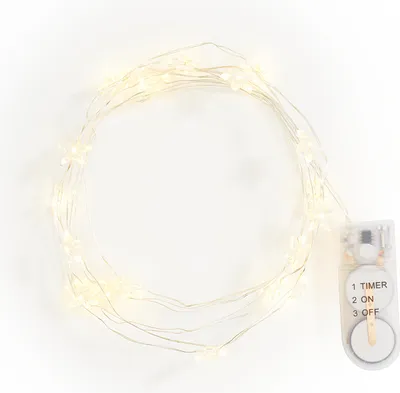 Produktbild von VBS Micro LED Lichterkette "Stern", batteriebetrieben, mit Timer