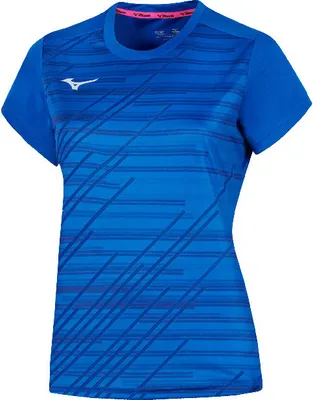 Produktbild von Mizuno Damen TEAM CHIBA Training Trikot WOS - 62EAA705, Farbe:Blau, Textil:M