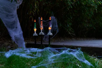 Image de Décoration d'Halloween effrayante : lampes LED en forme de crâne, fonctionnant avec 2 piles AA, idée cadeau
