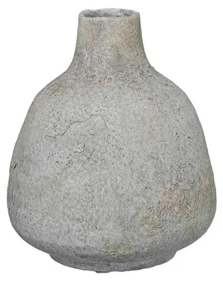 Obrázok produktu pre Biela keramická váza, 15 x 18 cm, vhodná na kvetiny