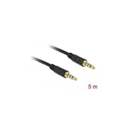 Productafbeelding van Audio kabel, 3,5 mm jack (4-polig) > 3,5 mm stekker (4-polig) (zwart, 5 meter)