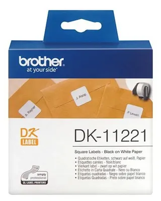 Productafbeelding van Brother DK-11221, vierkante etiketten, 23 x 23 mm, wit