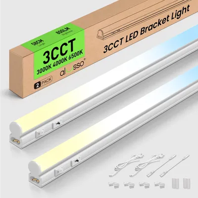 LED-Lichtleiste 60 cm, 8 W, 800 lm, 3CCT, Unterbauleuchte