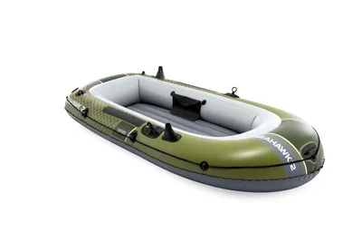 Produktbild von Intex Schlauchboot Seahawk 2 Set Inklusive Paddel Und Pumpe Grün Gelb