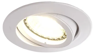 Produktbild von Einbaurahmen Mattes Weiß 818-MA Ø65 mm für GU10 | MR16 IP20