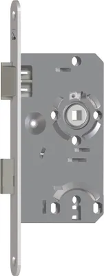 Produktbild von SSF Einsteckschloss, 18 mm, 55 mm, Zimmertür, DIN links, Türe gefälzt, rund
