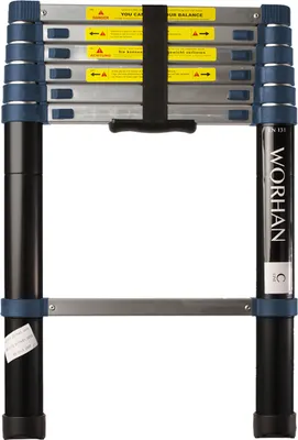 Immagine prodotto di WORHAN Telescopich 2m TELESKOPLEITER ALULEITER ANLEGELEITER ALU TELESKOP Leiter MULTIFUNKTIONS Leiter 200cm 1K2C