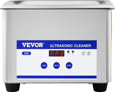 Zdjęcie produktu dla Myjka ultradźwiękowa 0,8 l, Myjka ultradźwiękowa 40 kHz, Myjka ultradźwiękowa do biżuterii 35 W, Cyfrowa myjka ultradźwiękowa z wyświetlaczem LED, Myjka ultradźwiękowa do okularów ultradźwiękowych