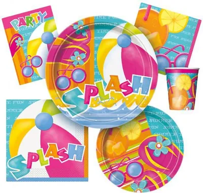 Produktbild von Sommer Party Tischdecke Pool Party