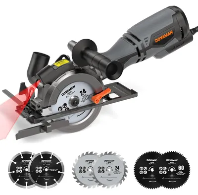 Produktbild von Kreissäge Mini-Kreissäge - 710 Watt - 114 mm Sägeblatt - Für Holz und weiche Metalle