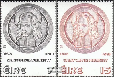 Produktbild von Briefmarken Irland 1975 Mi 331-332 (kompl.Ausg.) postfrisch Plunkett