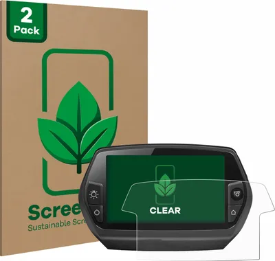Produktbild von 2x ScreenLeaf Schutzfolie für Bosch Nyon 2014 nachhaltiger Displayschutz Display Schutz Folie Klar Transparent