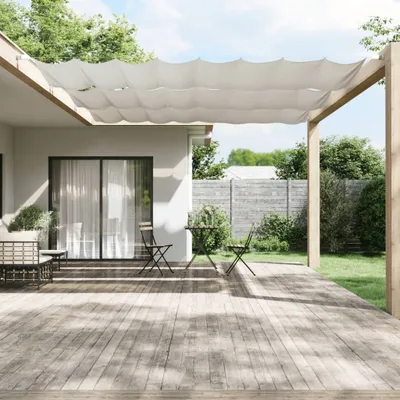Immagine prodotto di Maison Exclusive - Tenda da sole verticale bianca 140x600 cm Tessuto Oxford