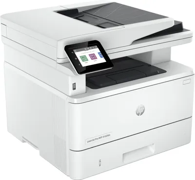 Produktbild von HP LaserJet Pro MFP 4102fdn Drucker, Laser, Monodruck, 1200 x 1200 DPI, Monokopie, A4, Weiß