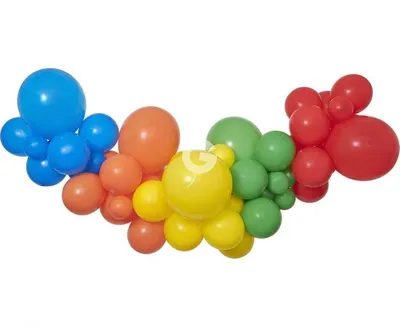 Immagine prodotto di Ghirlanda di palloncini 78 Ballons | Arcobaleni