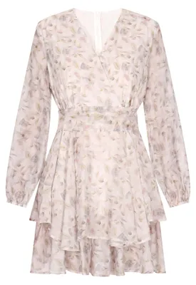 Image de Robe pour femme SAPORTA - beige clair, taille M