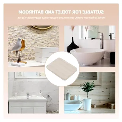Produktbild von Diatomit Seifenablage zur Wasseraufnahme für Kleinigkeiten im Badezimmer