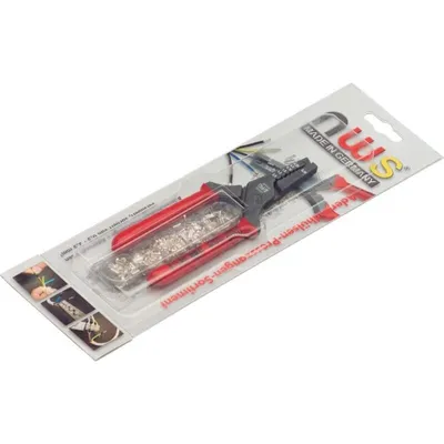 Image de NWS 143-TS Squeezer set 151-piece Ferrules, Twin ferrules 0.5 up to 2.5 mm² Incl. ferrule set