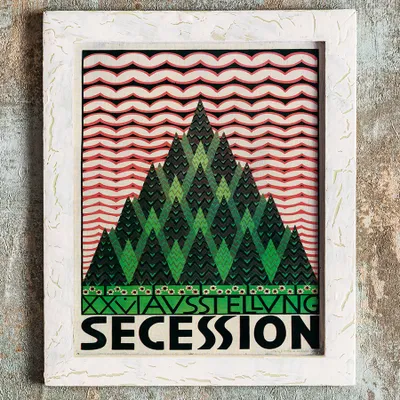 Produktbild von Wandposter - Österreich Jugendstil - A2 (42 cm x 59,5 cm)