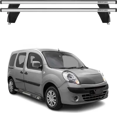 Produktbild von Menabo Dachträger Grundtäger für Renault Kangoo Express 2007-2025 75kg Silber 2x