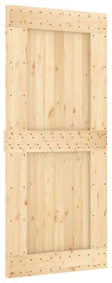 Zdjęcie produktu dla Drzwi NARVIK Naturalny 90 x 210 cm Lite Drewno Sosnowe