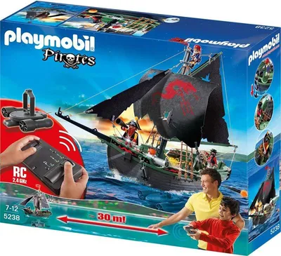 Produktbild von PLAYMOBIL 5238 Piratensegler Mit Rc-Unterwassermotor Boot